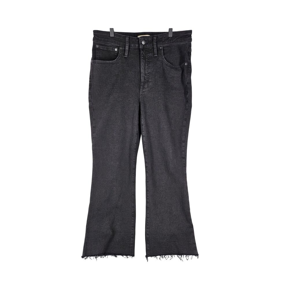 MADEWELL CALI DEMI-BOOT WOMEN'S BLACK JEAN - SIZE 14W - WITH MAGIC POCKETS - NWT